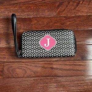 "J" Initialed Wrist Wallet - image 1